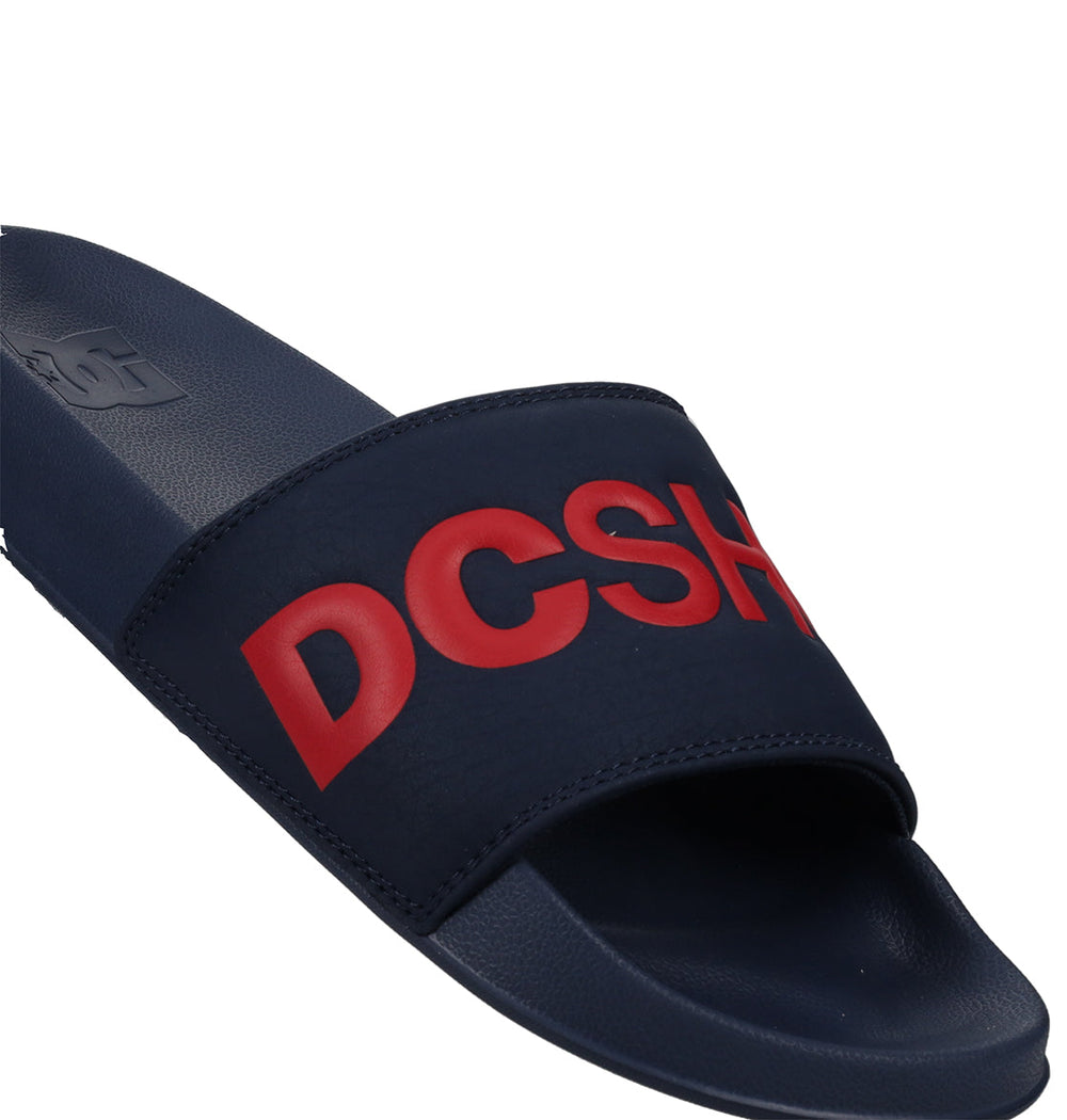 DC Slides - Navy/Red