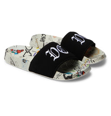 DC Slides - White/Multi