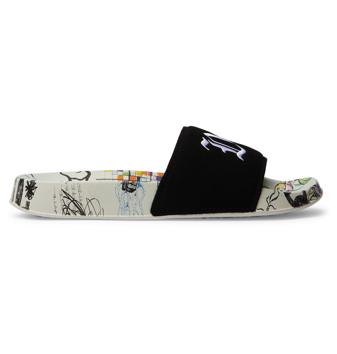 DC Slides - White/Multi