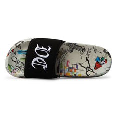 DC Slides - White/Multi