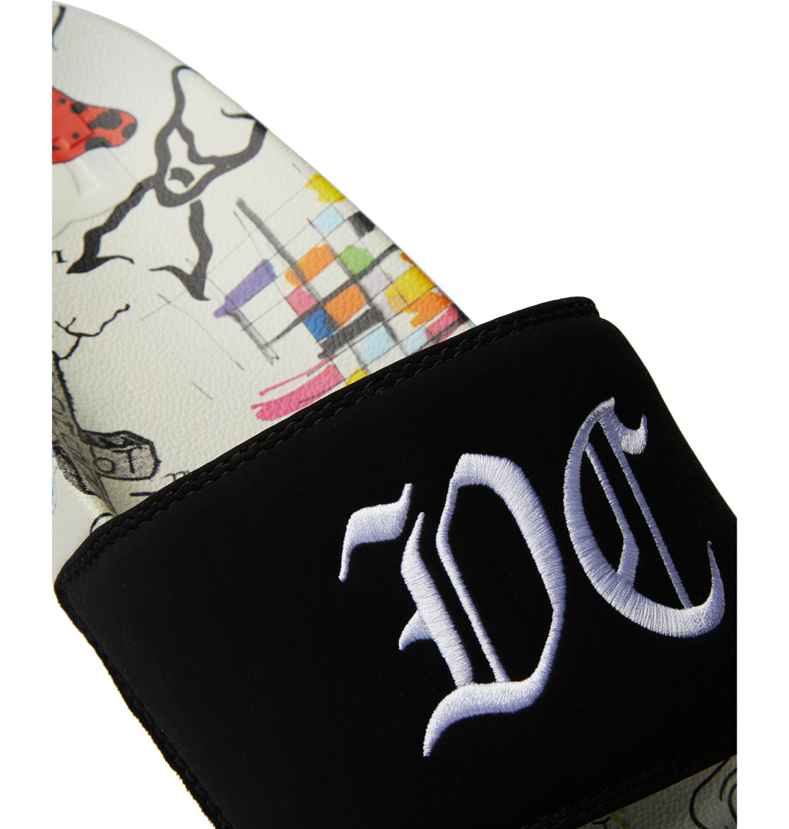 DC Slides - White/Multi