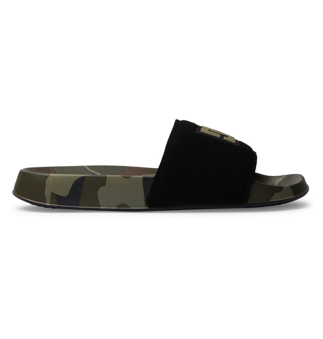 DC Slides - White/Black/Camo