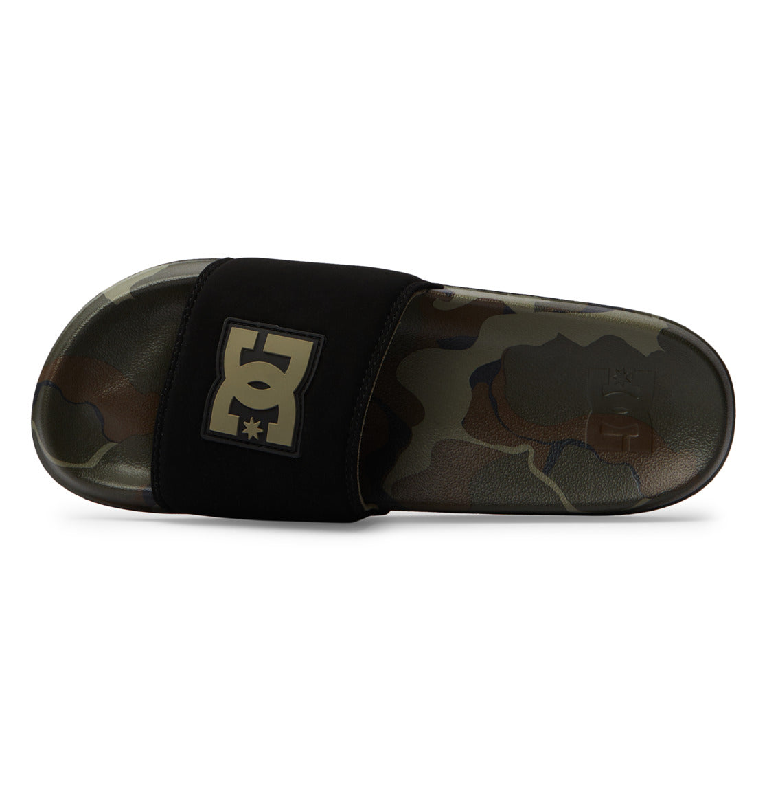 DC Slides - White/Black/Camo