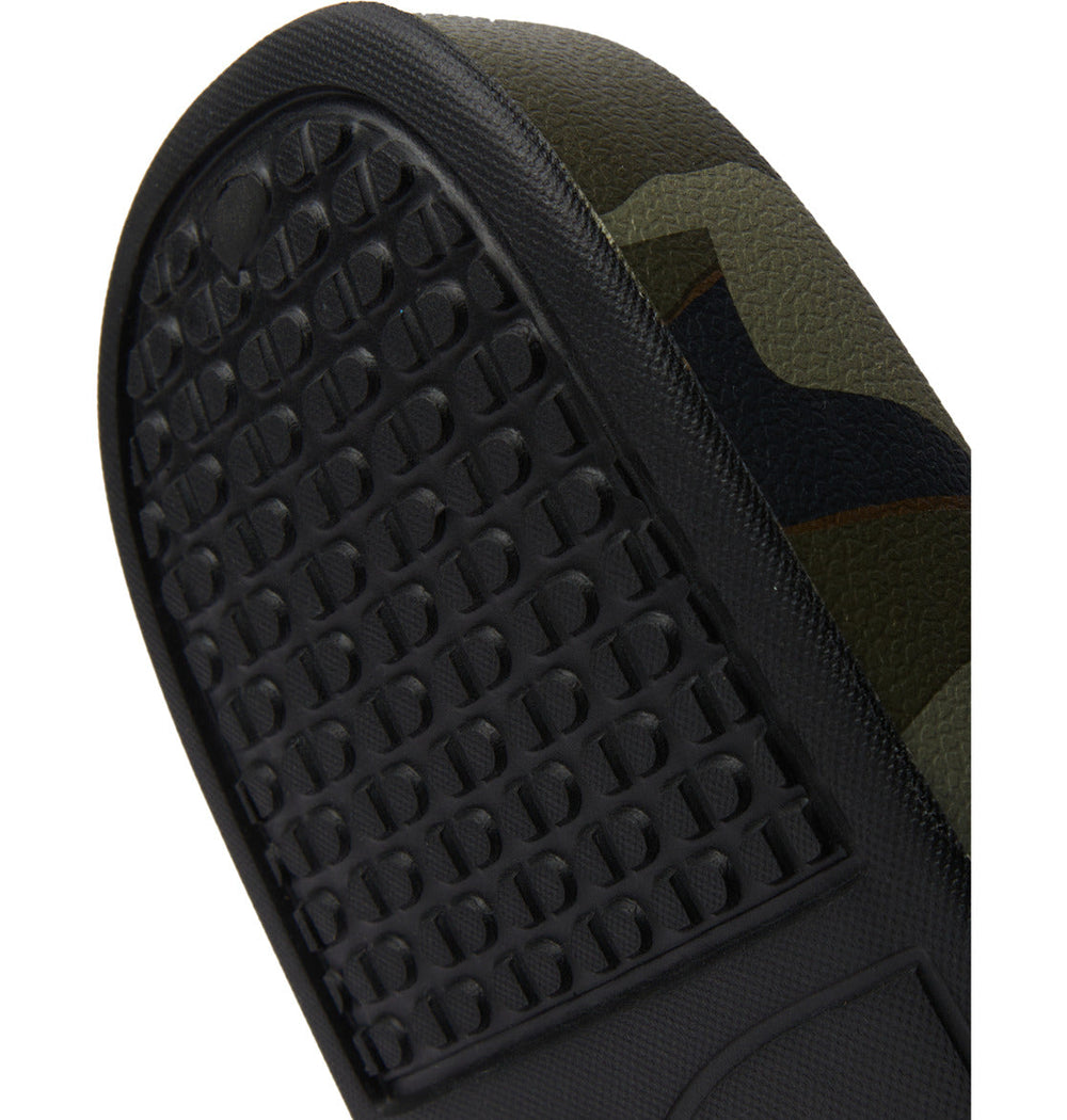 DC Slides - White/Black/Camo