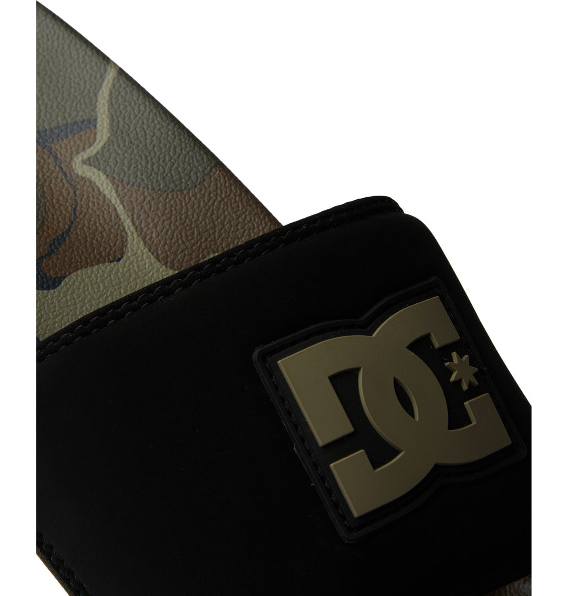 DC Slides - White/Black/Camo