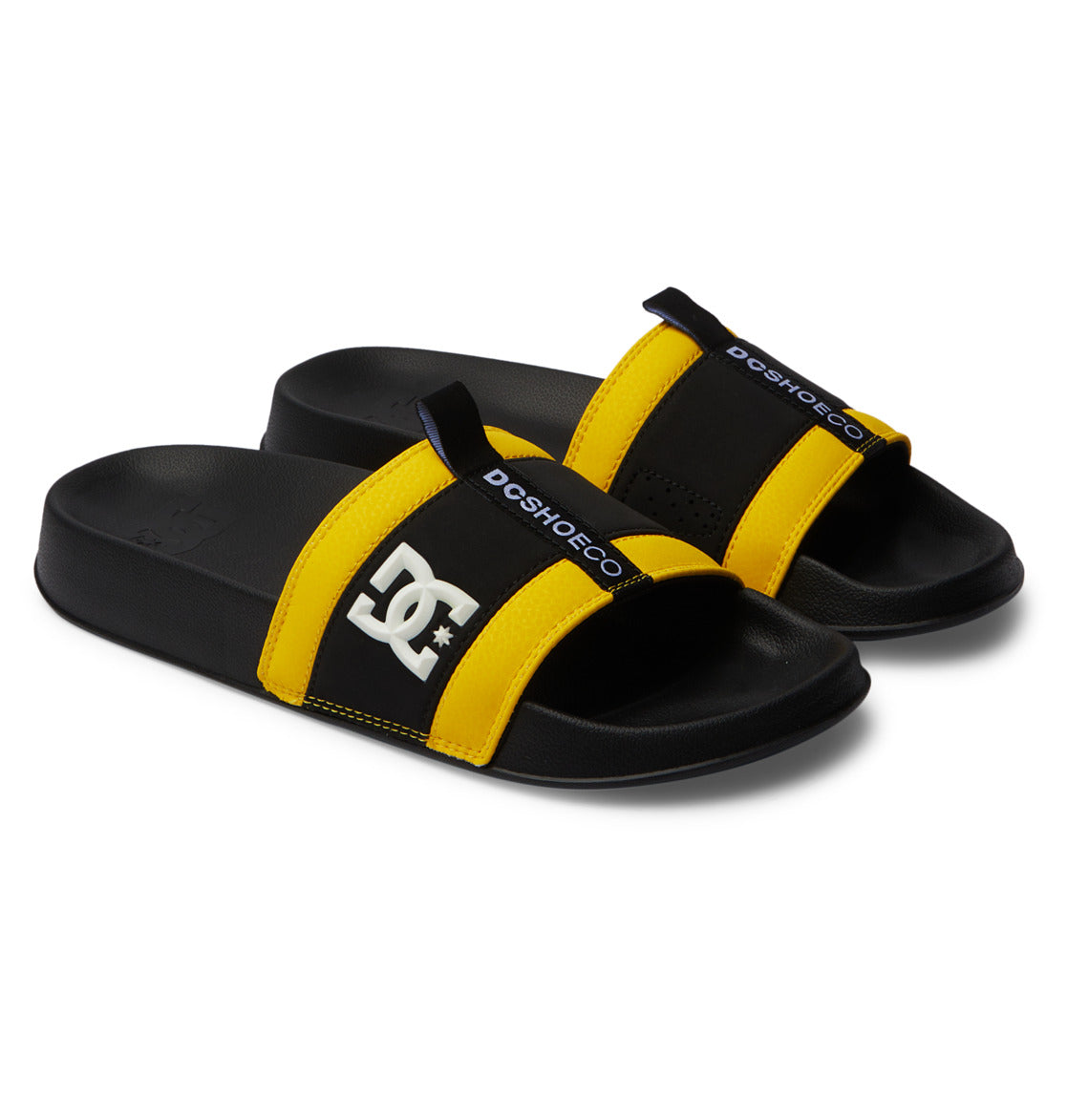 Lynx Slides - Black/Black/Yellow