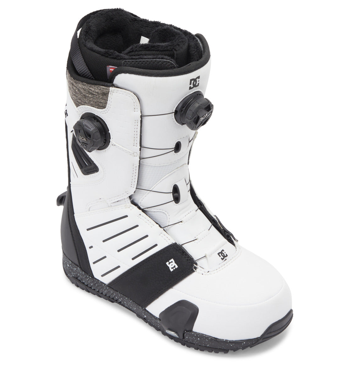 Judge Step On BOA® Snowboard Boots - White/Black Print