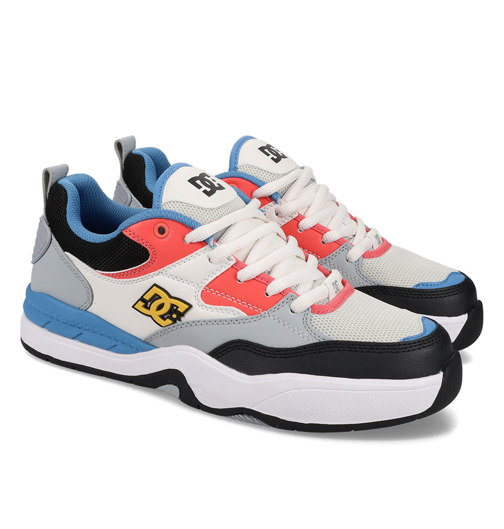 Ascend Skate Shoes - White/Blue/Grey