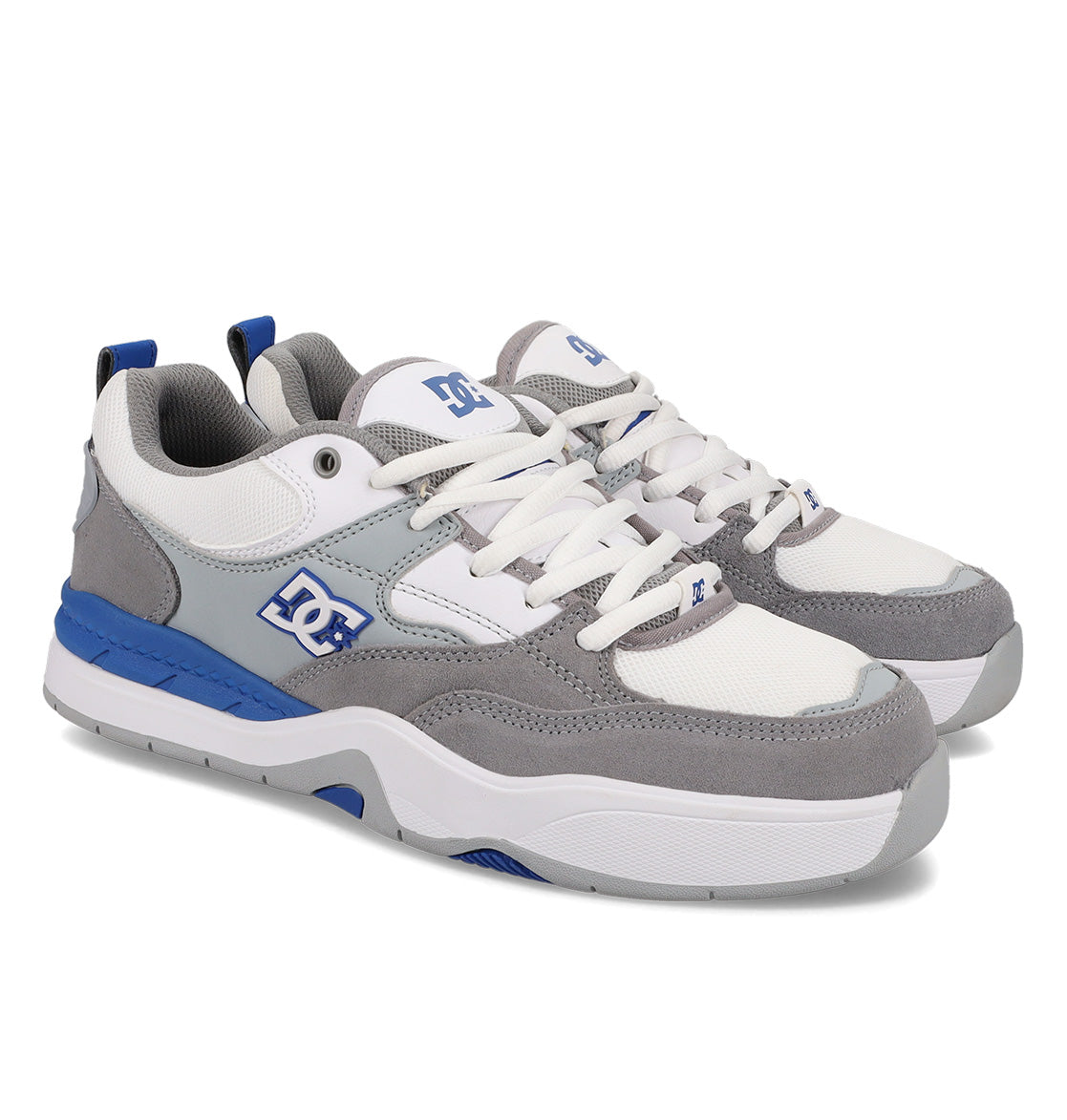 Ascend Skate Shoes - White/Grey/Blue