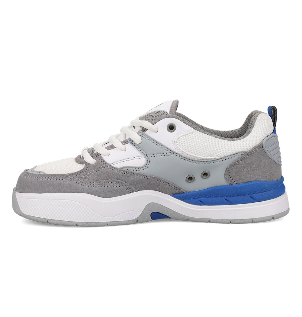 Ascend Skate Shoes - White/Grey/Blue