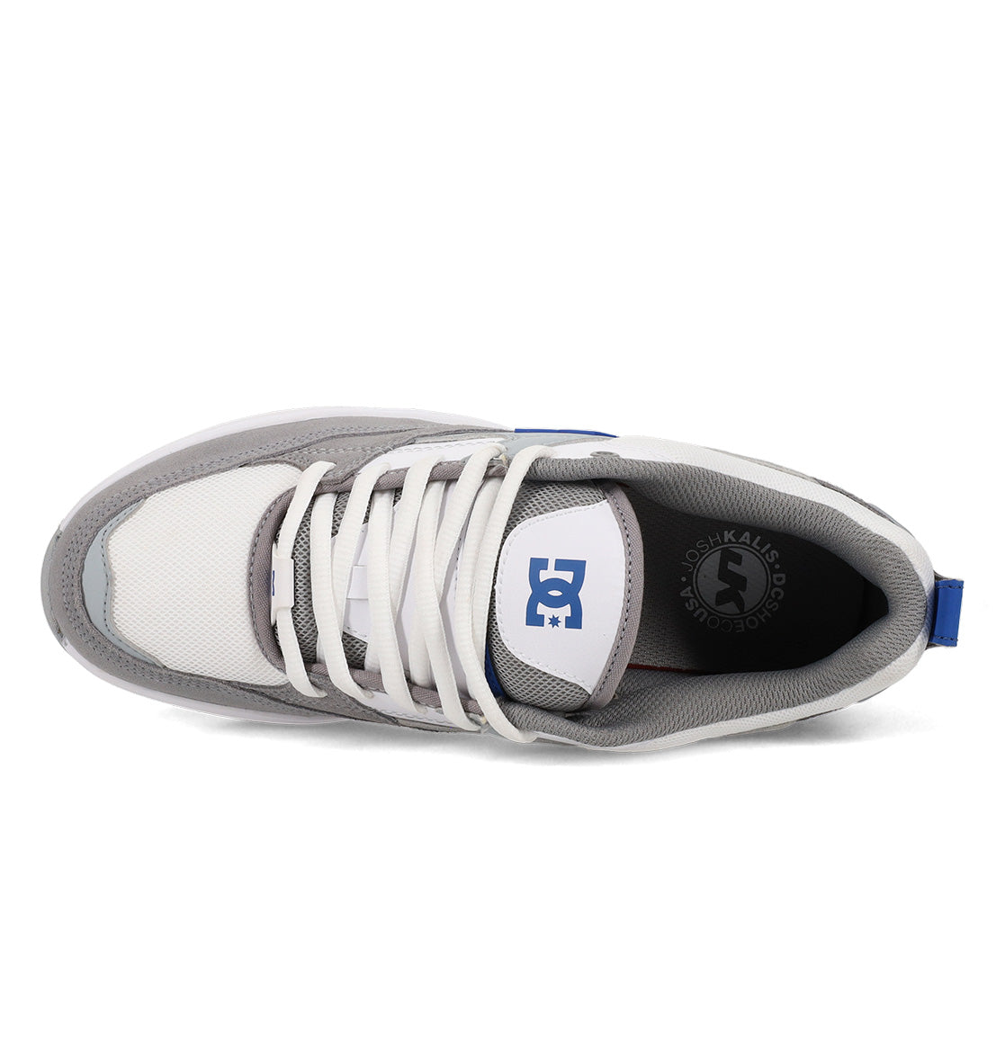 Ascend Skate Shoes - White/Grey/Blue