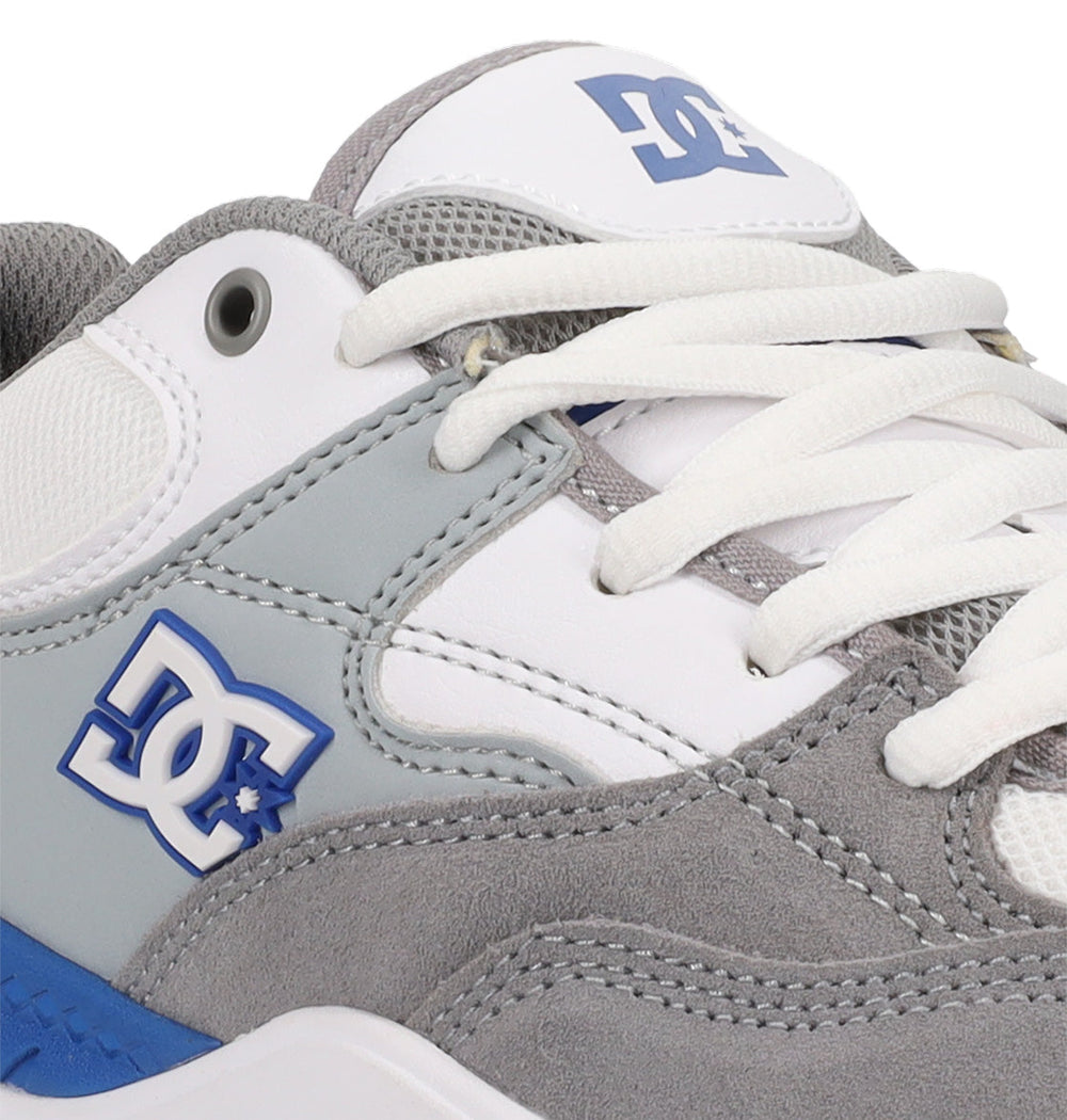 Ascend Skate Shoes - White/Grey/Blue