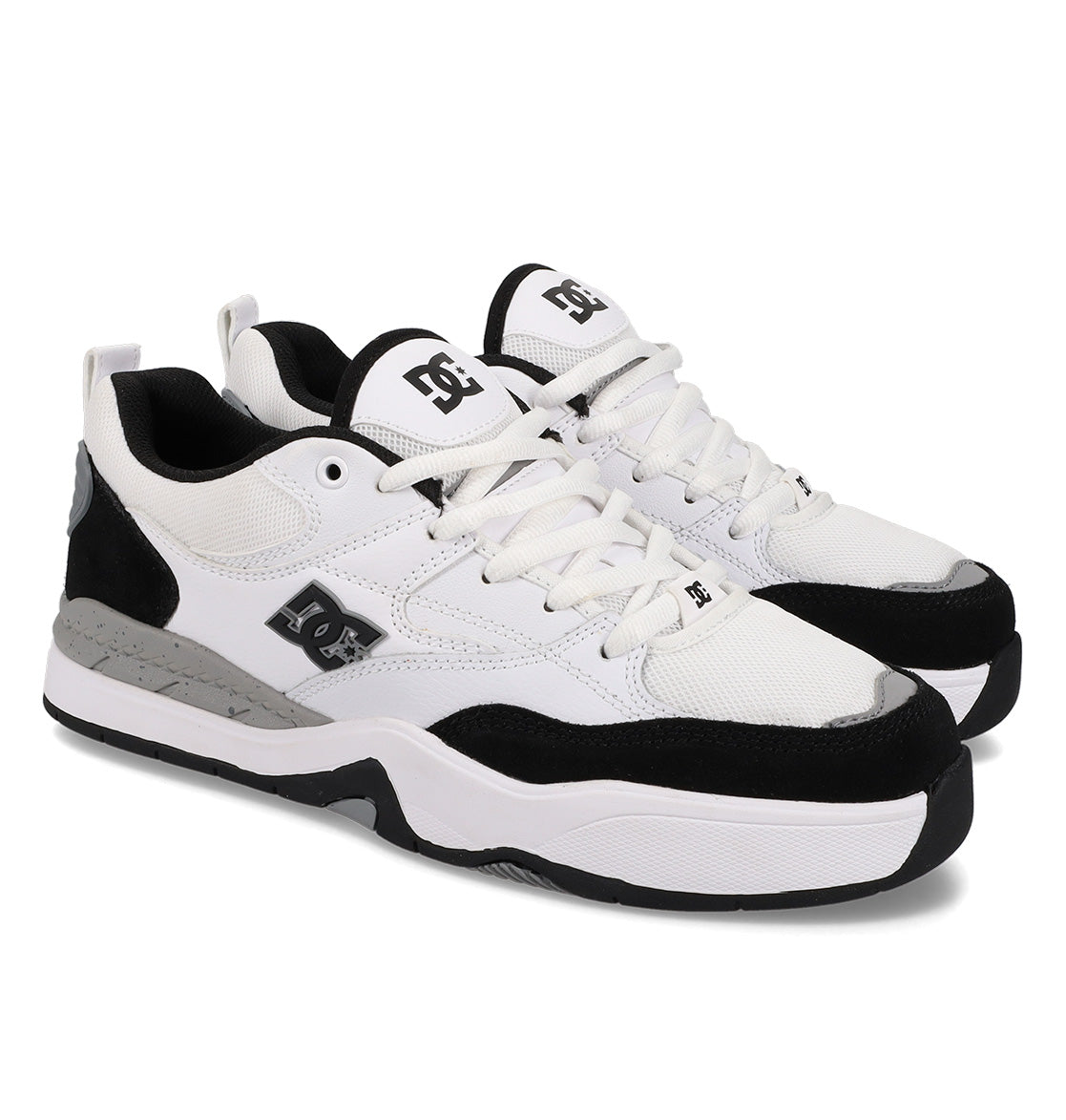 Ascend S Skate Shoes - White/Black/Black