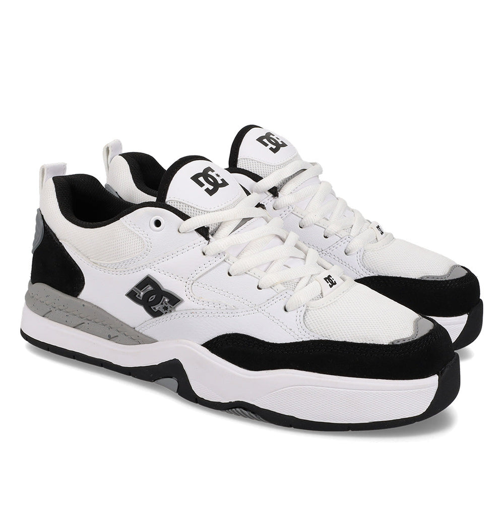Ascend S Skate Shoes - White/Black/Black