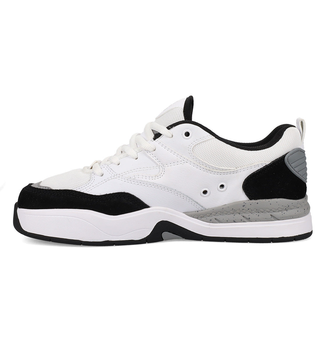 Ascend S Skate Shoes - White/Black/Black