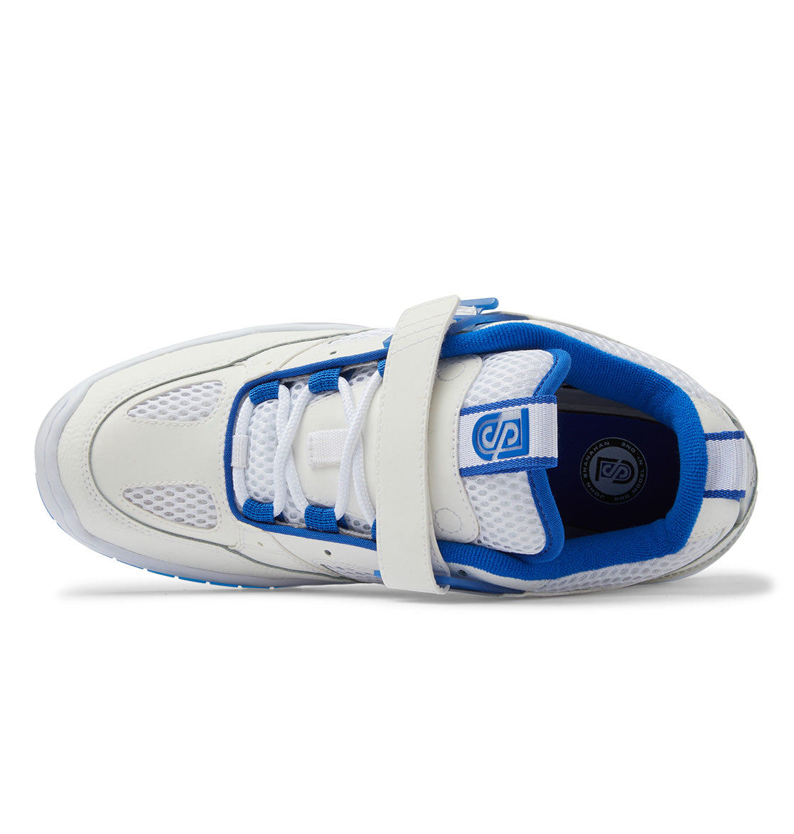 JS-1 Shanahan Pro Skate Shoes - White/Blue