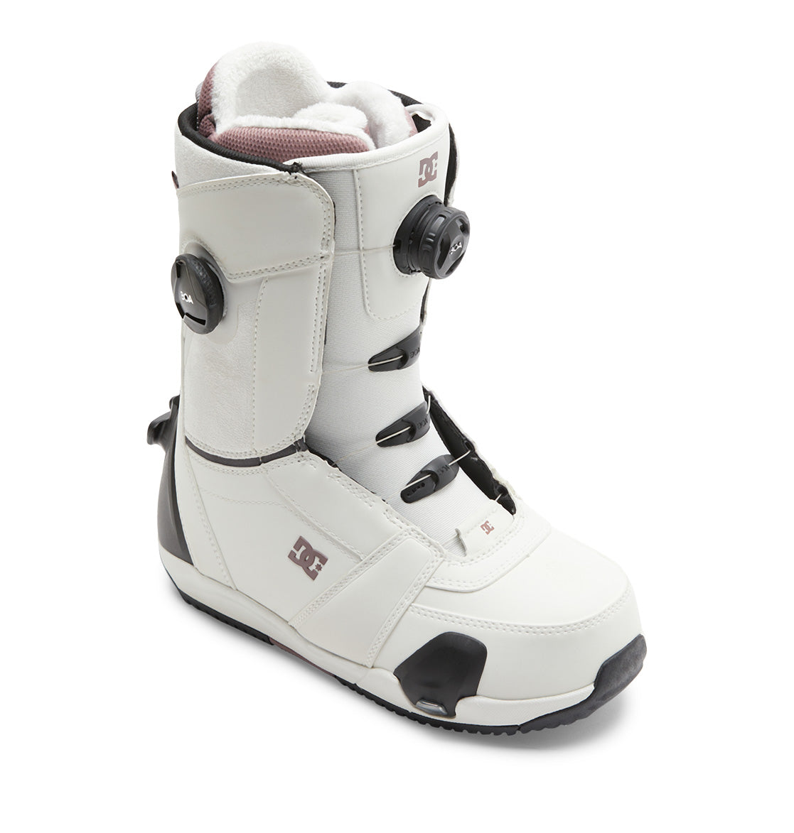 Lotus Step On® Snowboard Boots - Off White/Purple Wine