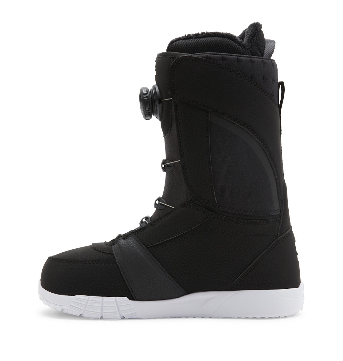 Lotus BOA® Snowboard Boots - Black/White/Black