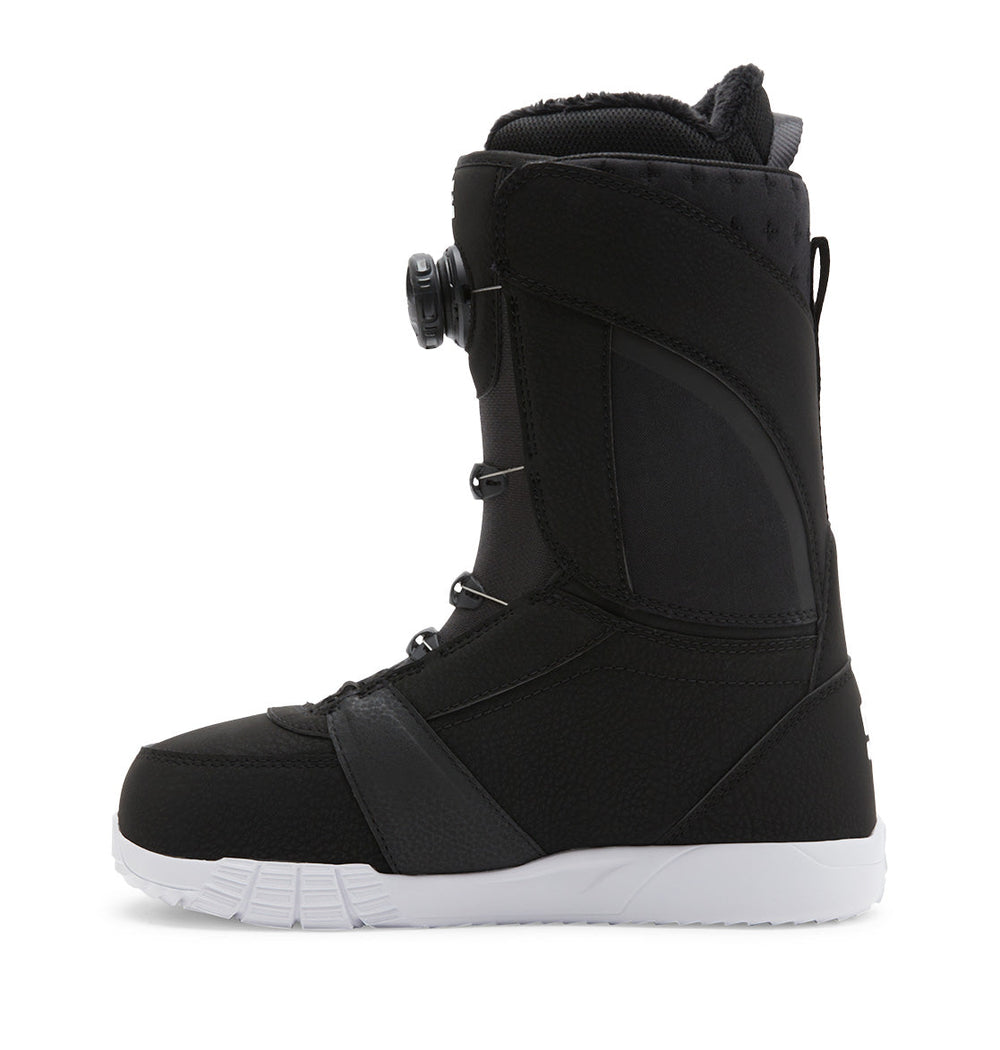 Lotus BOA® Snowboard Boots - Black/White/Black