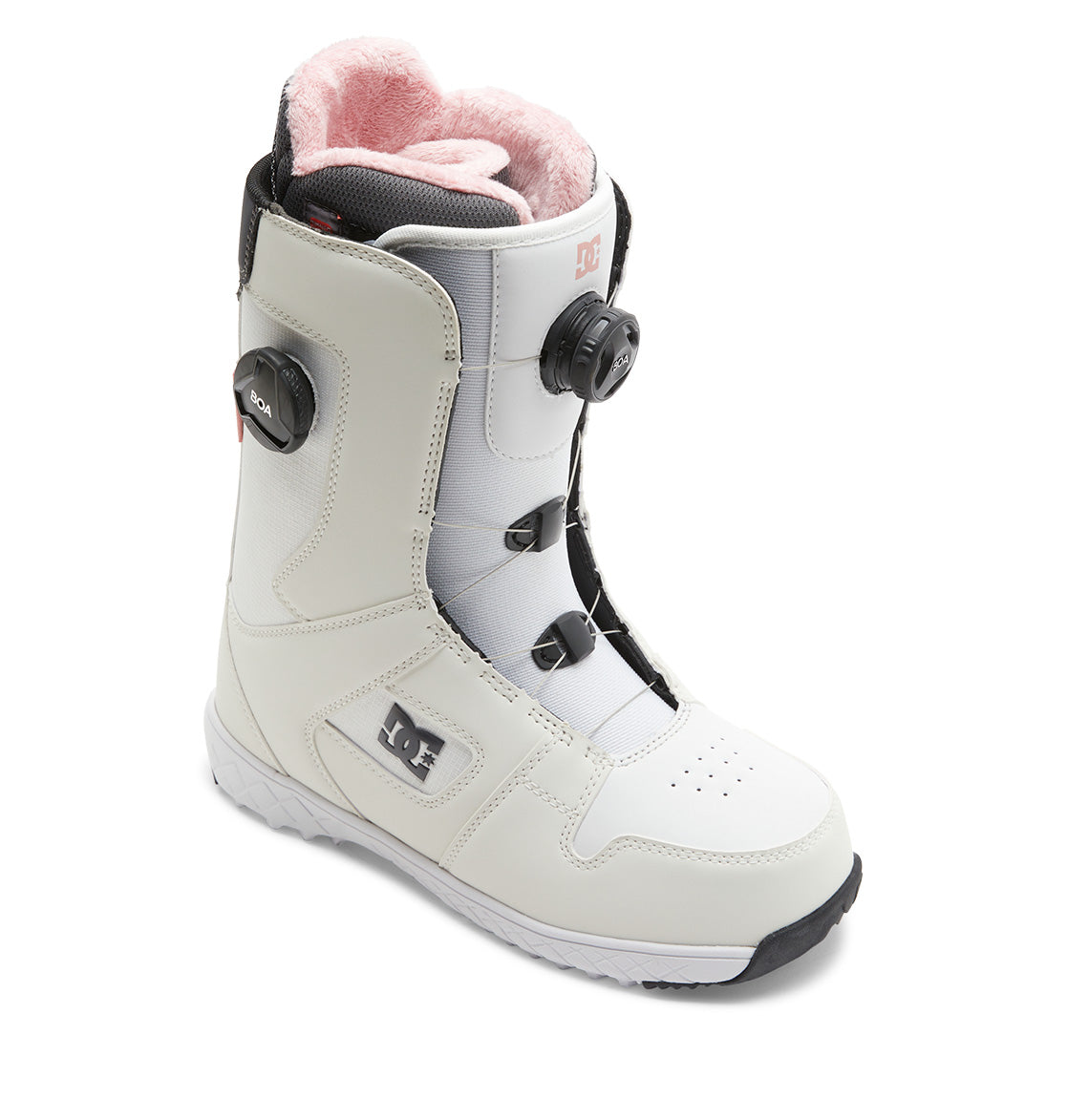 Phase BOA® Pro Snowboard Boots - White/Pink/Battleship