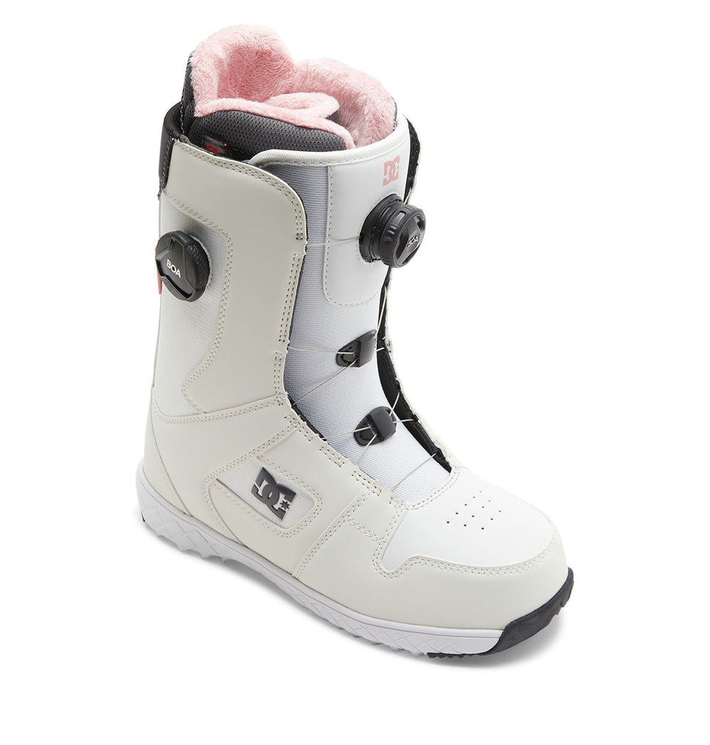Phase BOA® Pro Snowboard Boots - White/Pink/Battleship