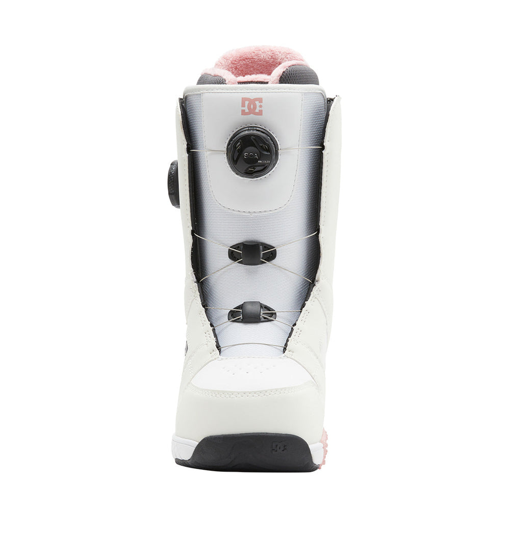 Phase BOA® Pro Snowboard Boots - White/Pink/Battleship
