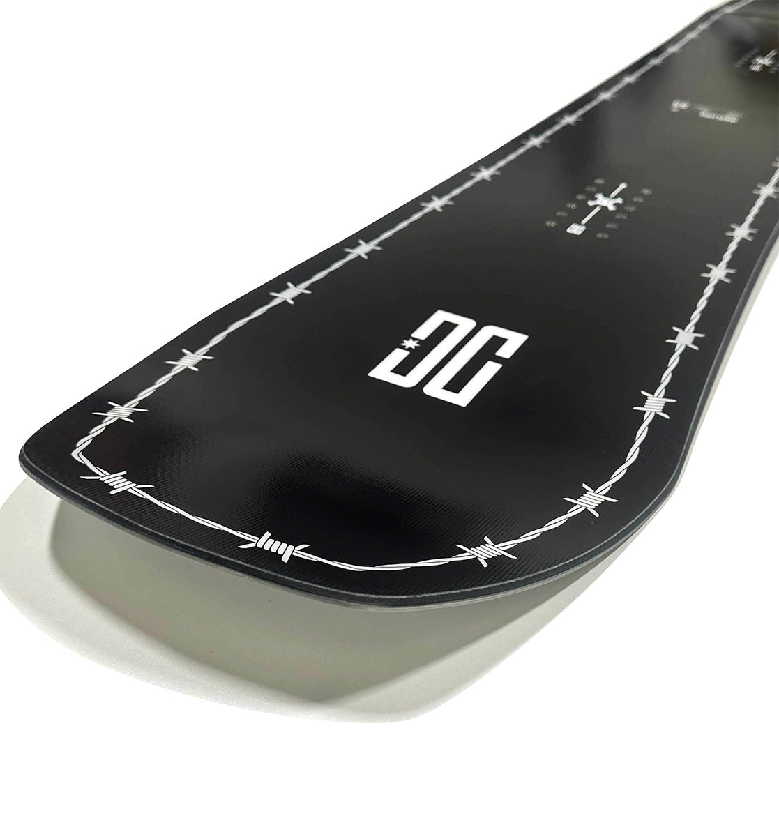 DC Warlord Snowboard | True Twin | Camber - black-white