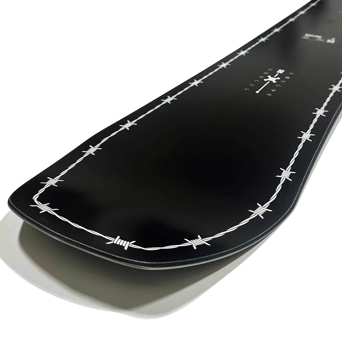 DC Warlord Snowboard | True Twin | Camber - black-white