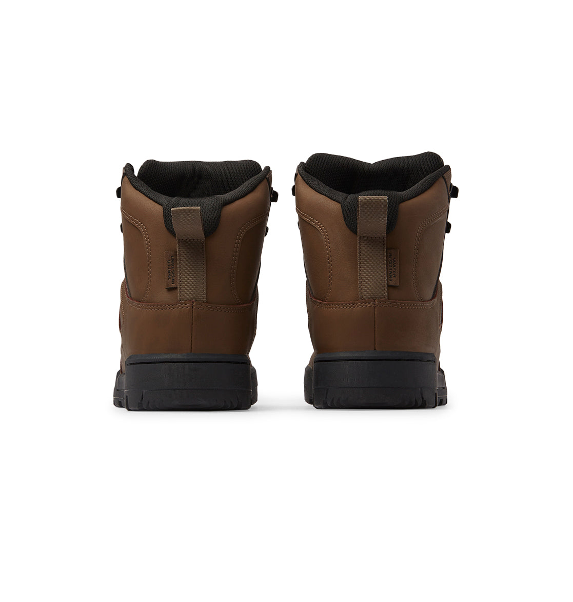Pure High-Top Water-Resistant Winter Boots - Dark Chocolate