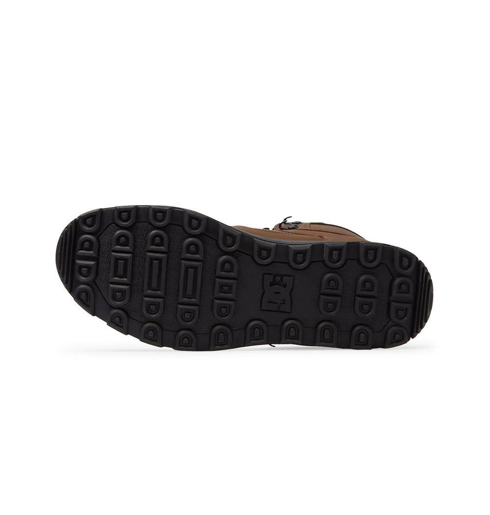 Pure High-Top Water-Resistant Winter Boots - Dark Chocolate