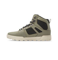 Pure High-Top Water-Resistant Winter Boots - Green/Black/White