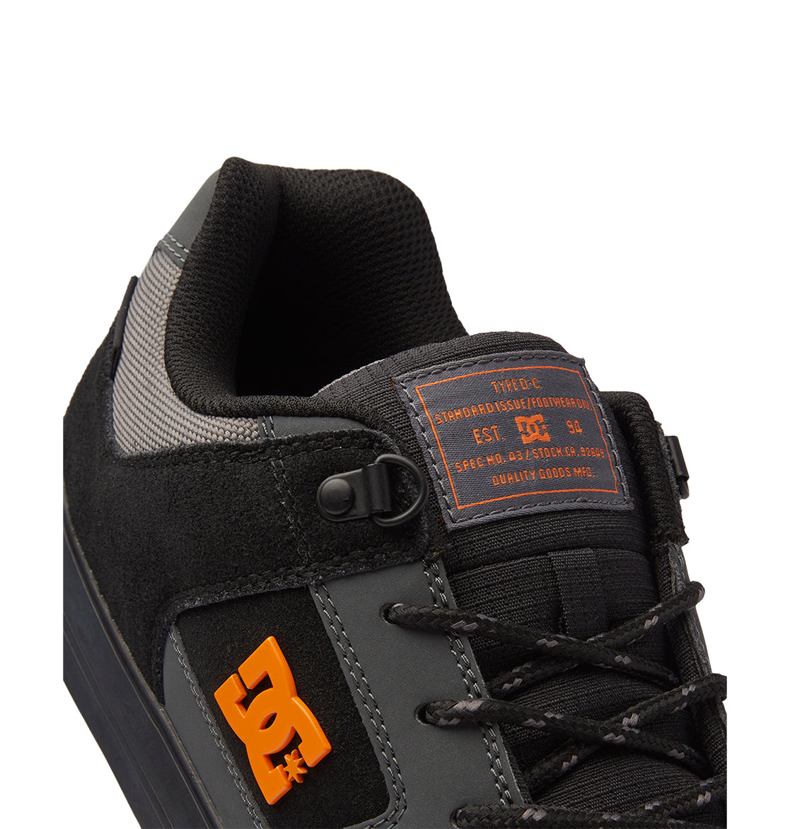 Pure Winterized Skate Shoes - Grey/Black/Orange