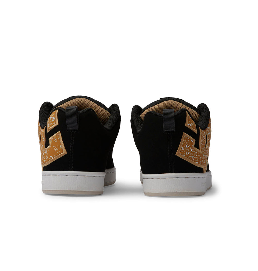 Court Graffik Shoes - Black/Gold