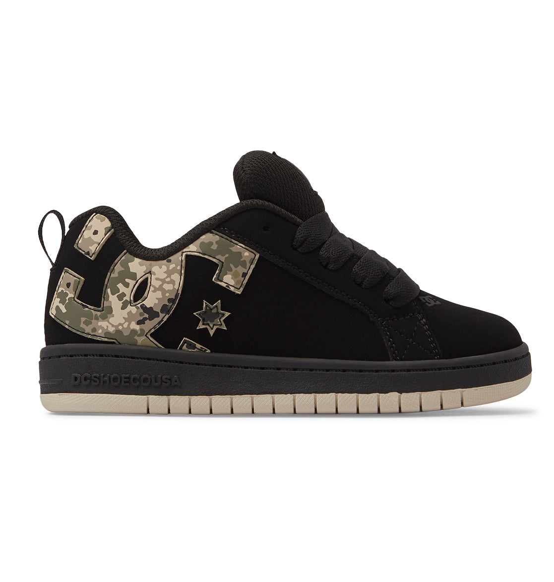 Court Graffik Shoes - Black/Green Print