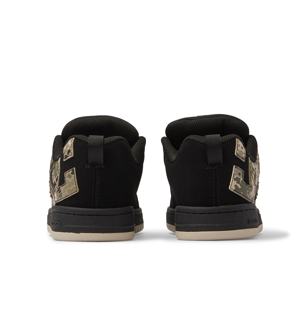 Court Graffik Shoes - Black/Green Print