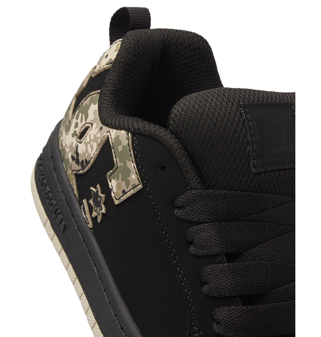 Court Graffik Shoes - Black/Green Print