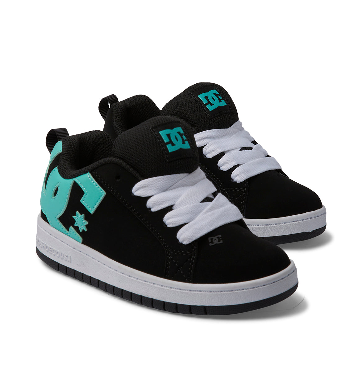 Court Graffik Shoes - Black/Aqua