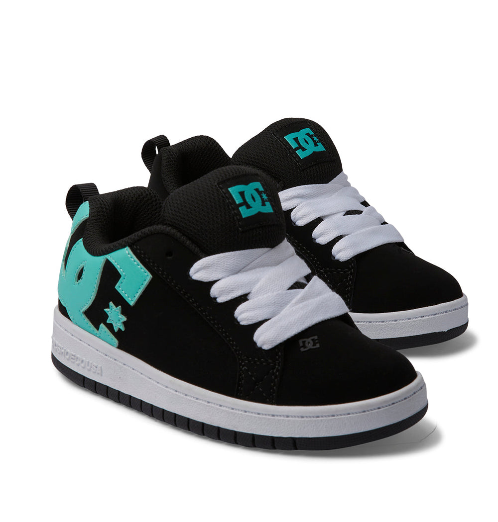 Court Graffik Shoes - Black/Aqua
