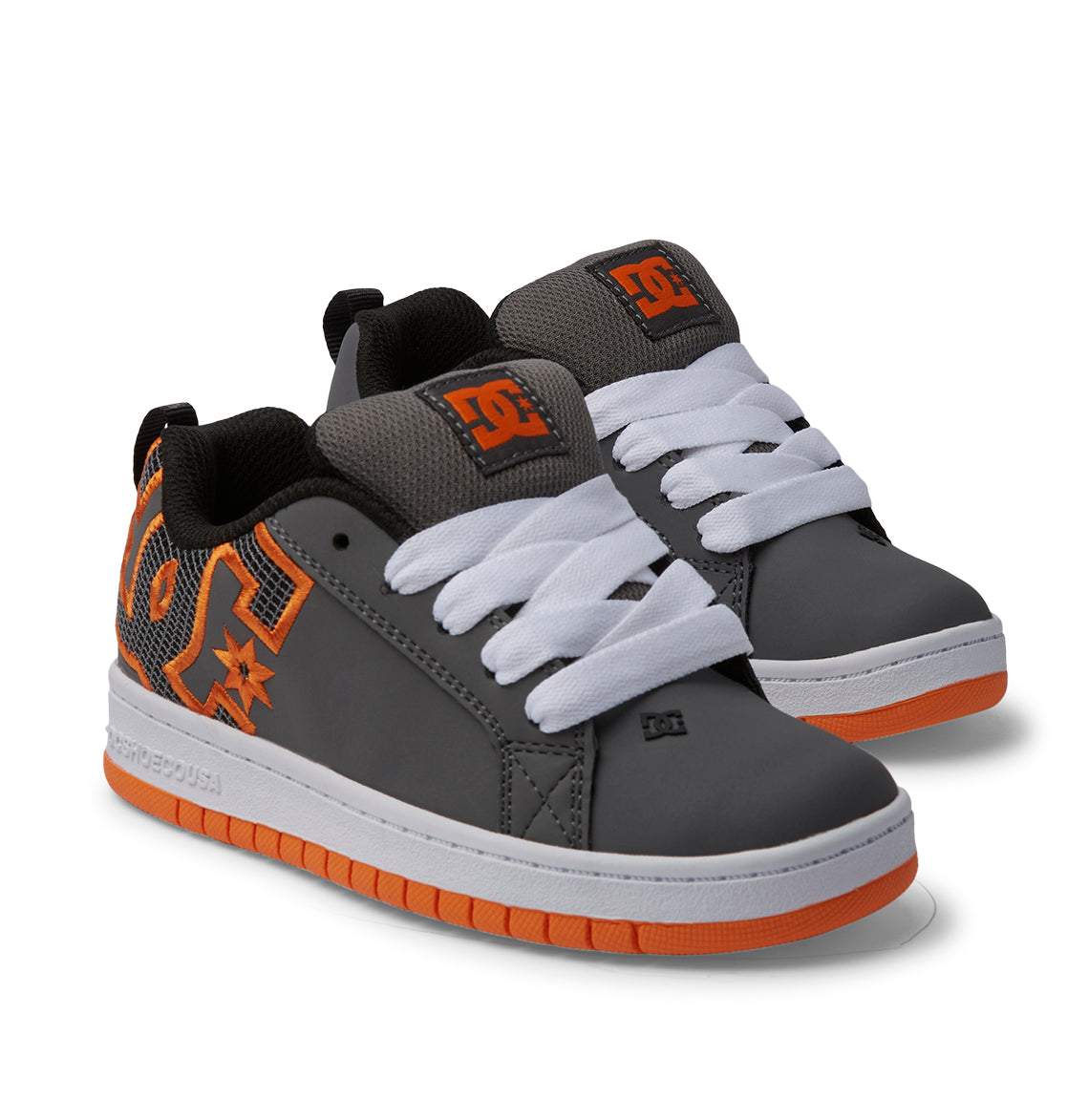 Court Graffik Shoes - Grey/Orange