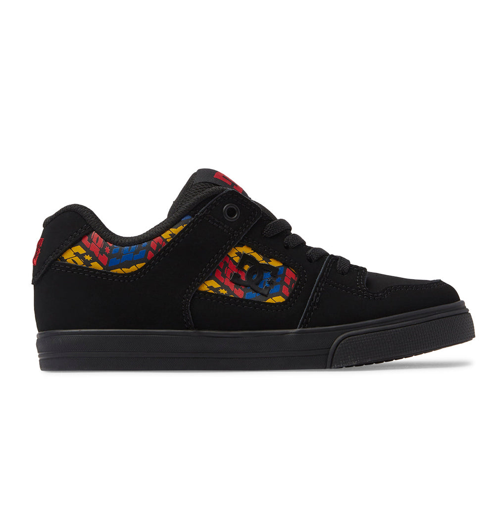 Pure Elastic Lace Shoes - Black/Print