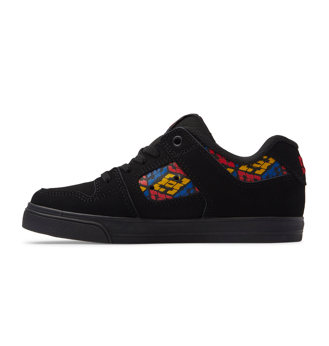 Pure Elastic Lace Shoes - Black/Print