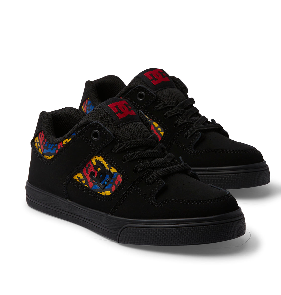 Pure Elastic Lace Shoes - Black/Print