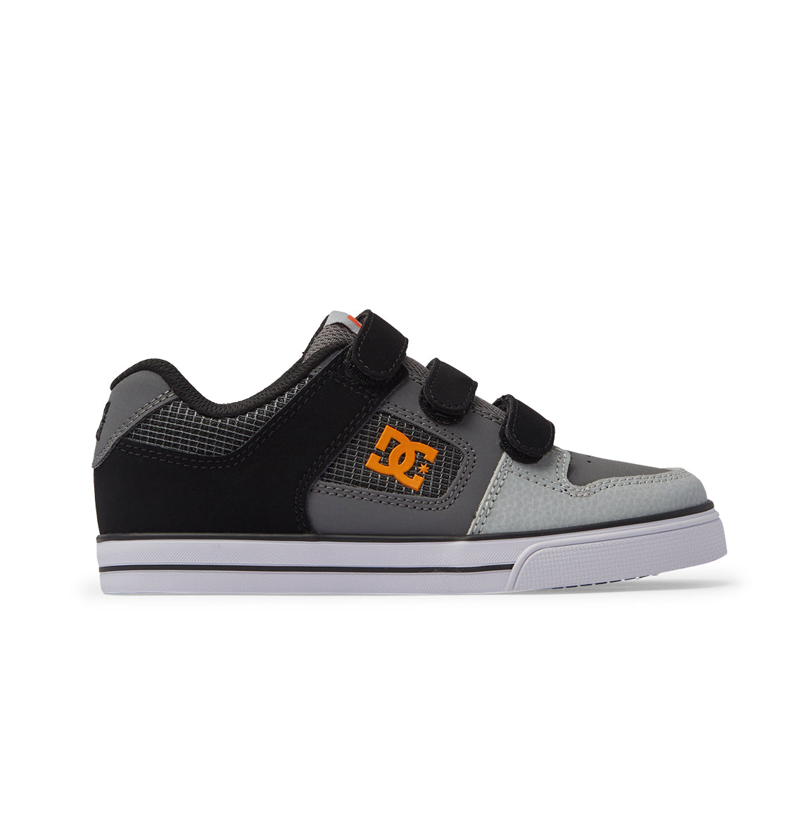 Pure Velcro Shoes - Grey/Orange