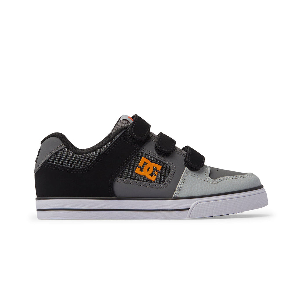 Pure Velcro Shoes - Grey/Orange