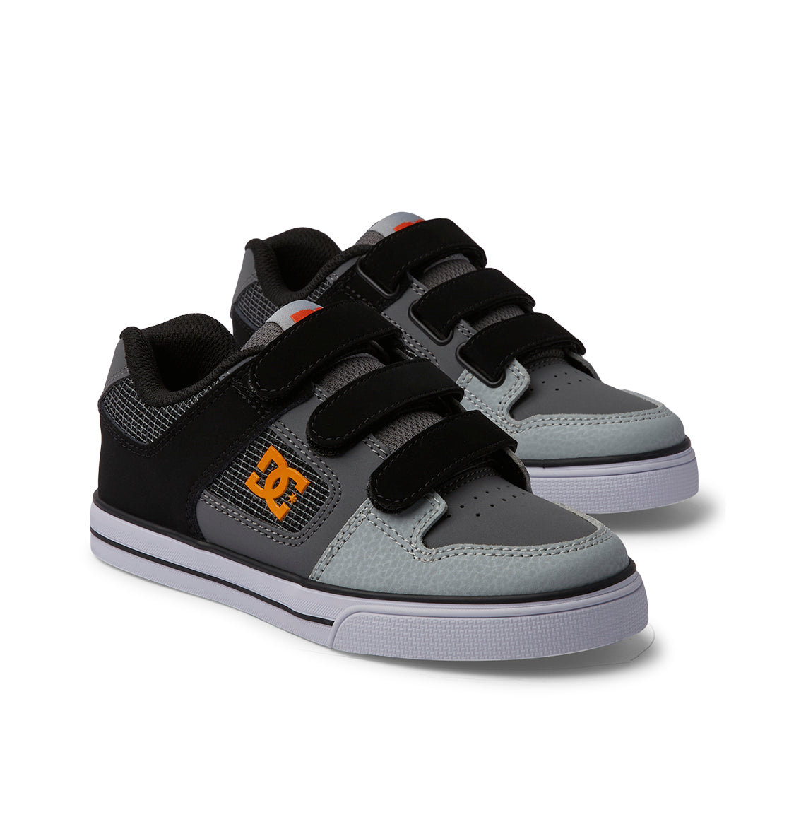 Pure Velcro Shoes - Grey/Orange