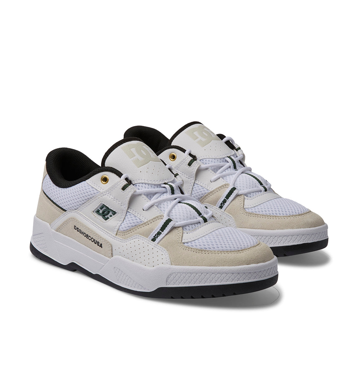 Construct Shoes - White/Black/Green