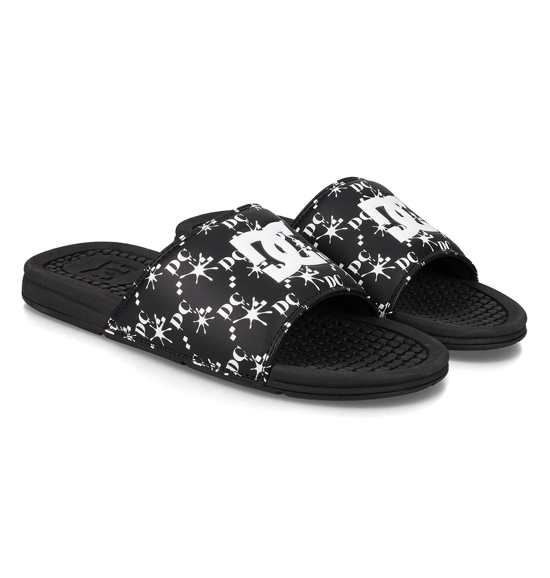 Bolsa Slides - Black/White Black/White