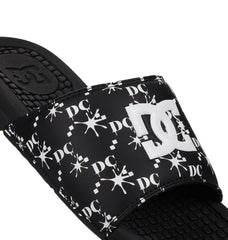 Bolsa Slides - Black/White Black/White