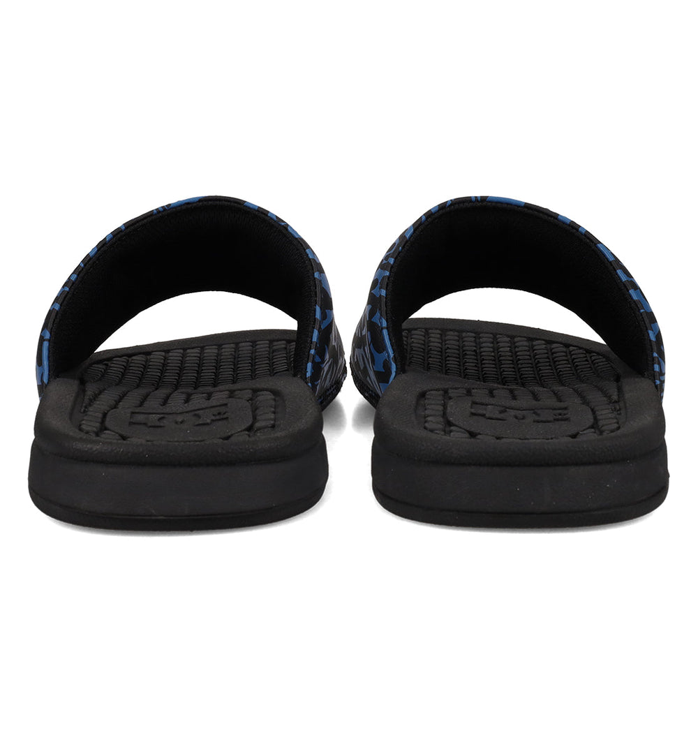 Bolsa Slides - Black/Blue/White Black/Blue/White