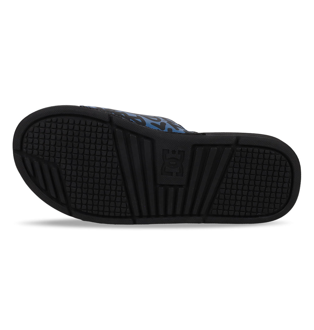 Bolsa Slides - Black/Blue/White Black/Blue/White